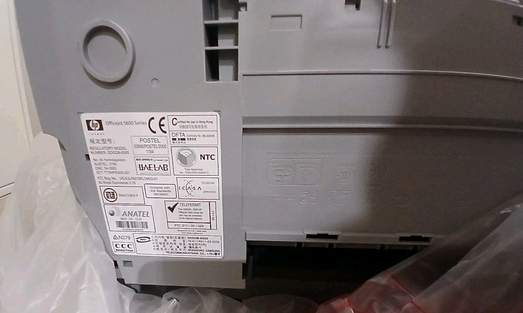 HP OfficeJet 5605 Tintenstrahldrucker 4-in-1-Multifunktionsgerät ADF USB Win 10