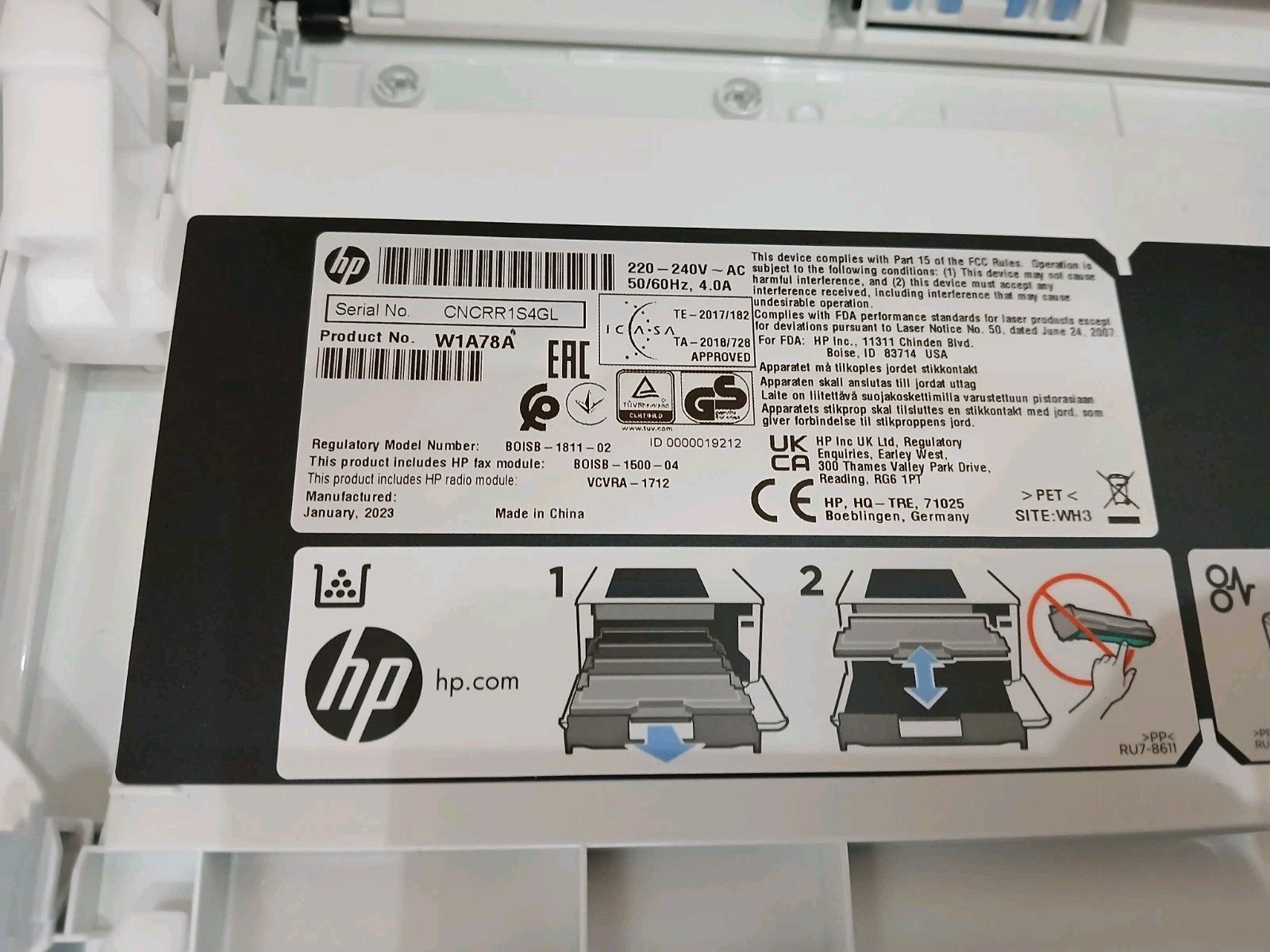 HP Laser Jet Pro MFP M479fnw Farblaserdrucker Dual Duplex ADF Win11 HP ePrint