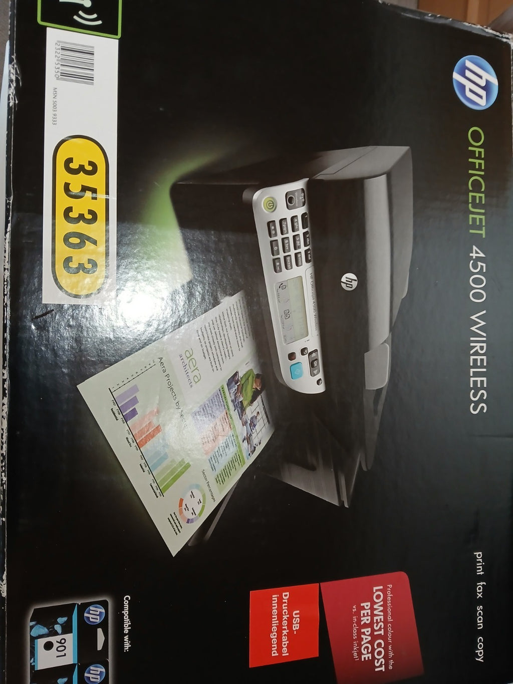 HP Officejet 4500 4-in-1-Tintenstrahldrucker Neuwertig! Unbenutzt! Blitzversand!