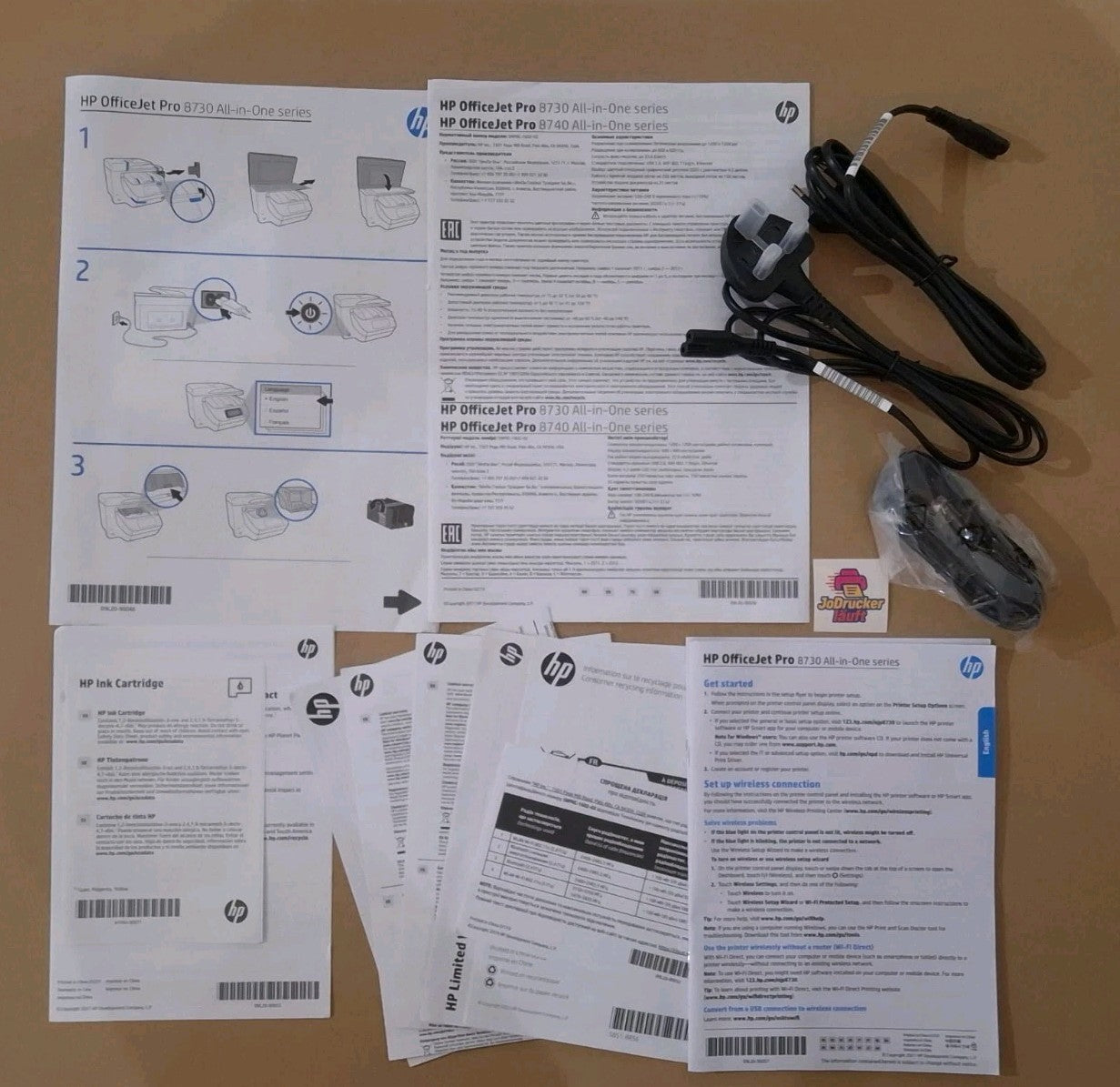 HP OfficeJet Pro 8730 Tinten Multifunktionsdrucker Dual Duplex ADF Wi-Fi Win 11