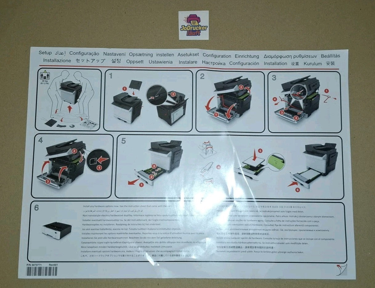 Lexmark CX 310n Farblaserdrucker Scan Kopie ADF USB 2.0 Netzwerk LAN Windows 11