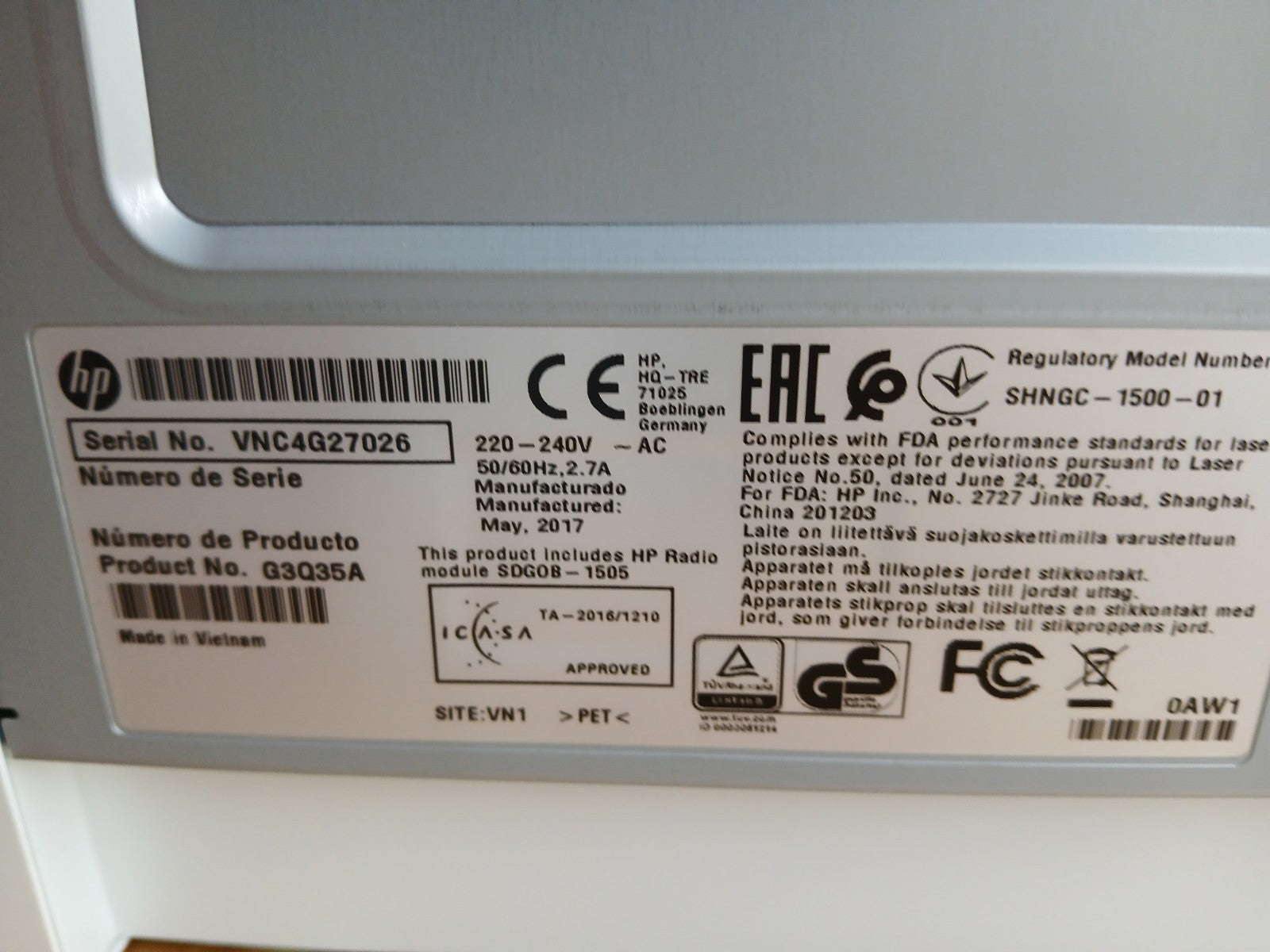 HP Laser Jet Pro M102w S/W Laserdrucker USB 2.0 Netzwerk Wlan Airprint Win 10