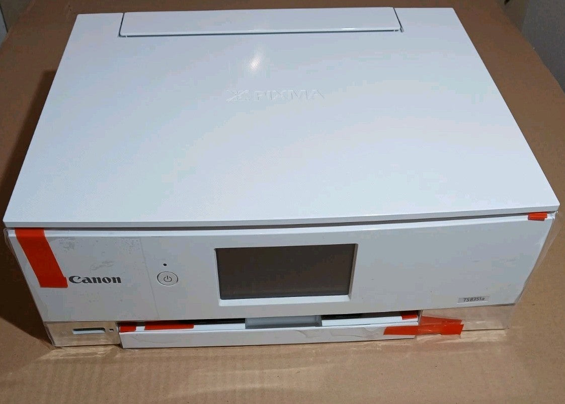 Canon PIXMA TS8351a 3-in-1 Tintenstrahldrucker Weiß Duplex CD/DVD Druck Airprint