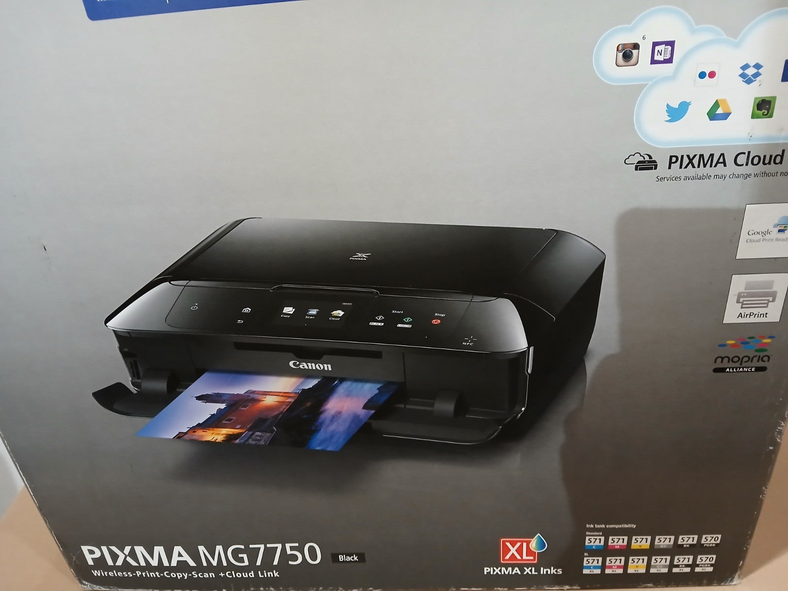 Canon Pixma MG 7750 3in1 Tintenstrahl-Multifunktionsgerät Duplex Airprint Win 11