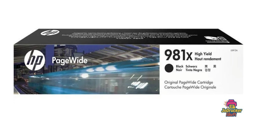 Original HP 981x Patronen PageWide Pro Color 556dn 556xh 586dn 586f FLOW MFP586z