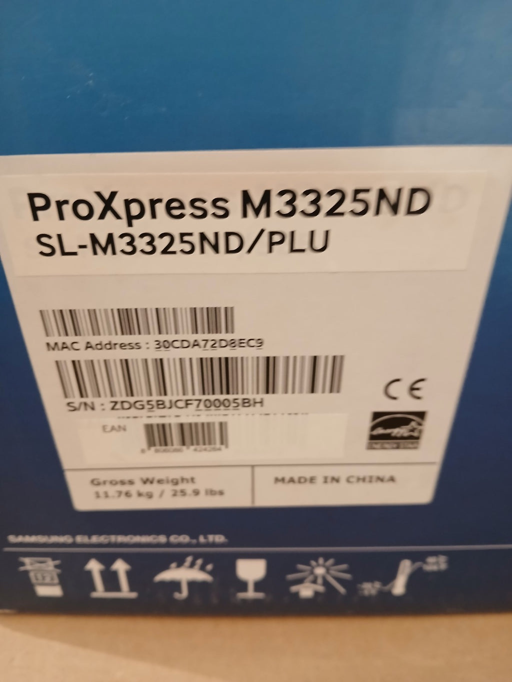 Samsung Pro Xpress M3325ND S/W Laserdrucker LAN Duplex Netzwerk LAN USB Win 11