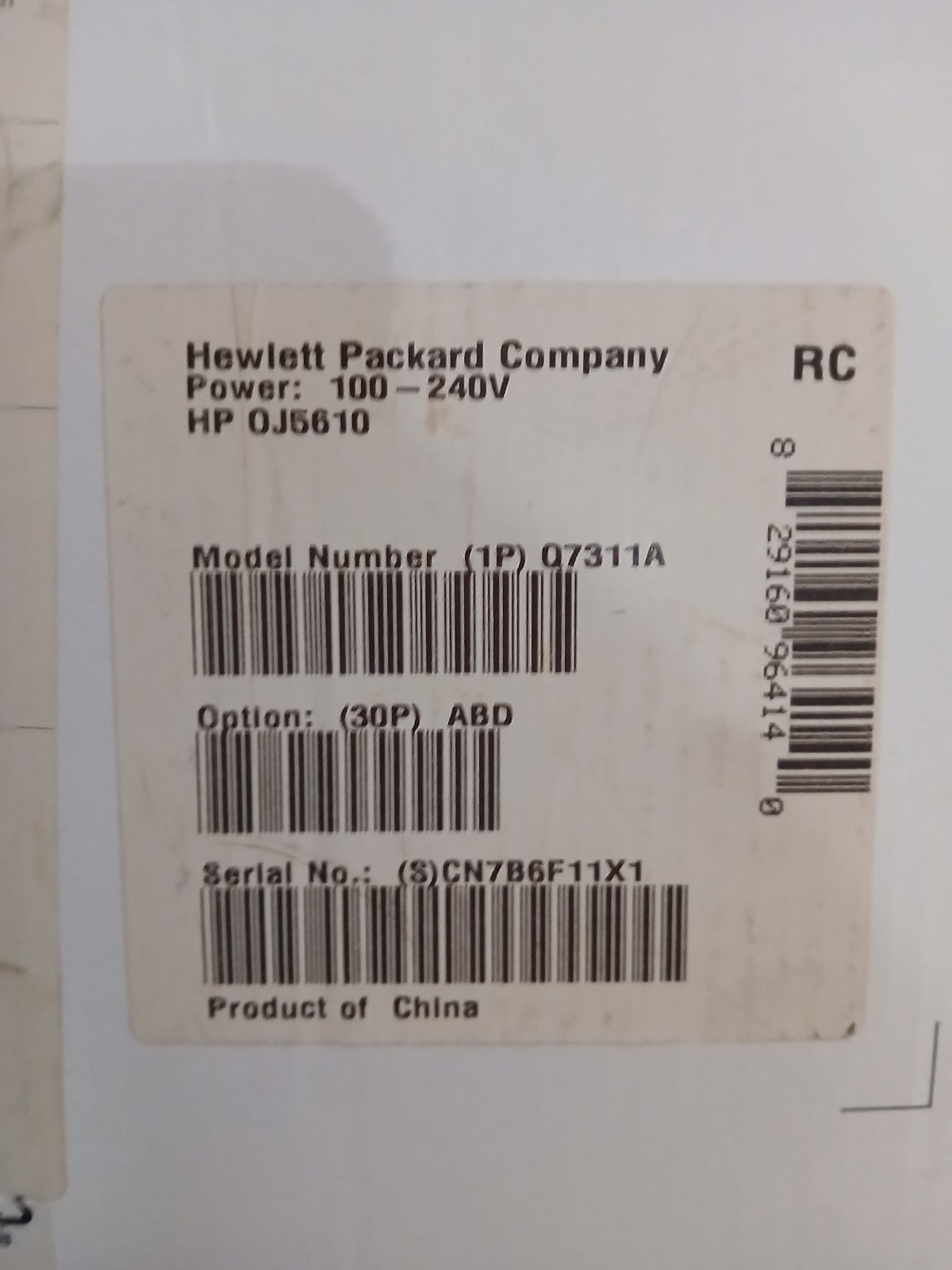 HP OfficeJet 5610 Tintenstrahldrucker 4-in-1-Multifunktionsgerät ADF USB Win 10