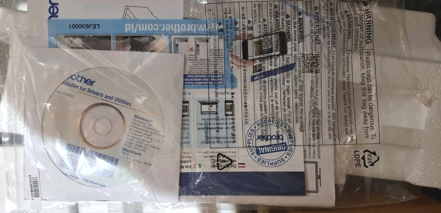 Brother HL-L5000D S/W Laserdrucker Duplex PDF Direkt XPS USB 2.0 Mac OS Win 11