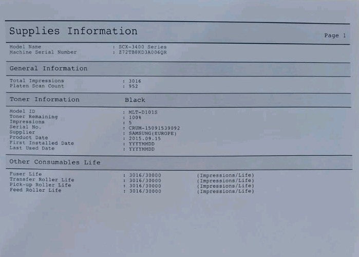 Samsung SCX-3405W SW Laserdrucker Scan Kopie Wi-Fi ADF Mac OS USB 2.0 Win 11