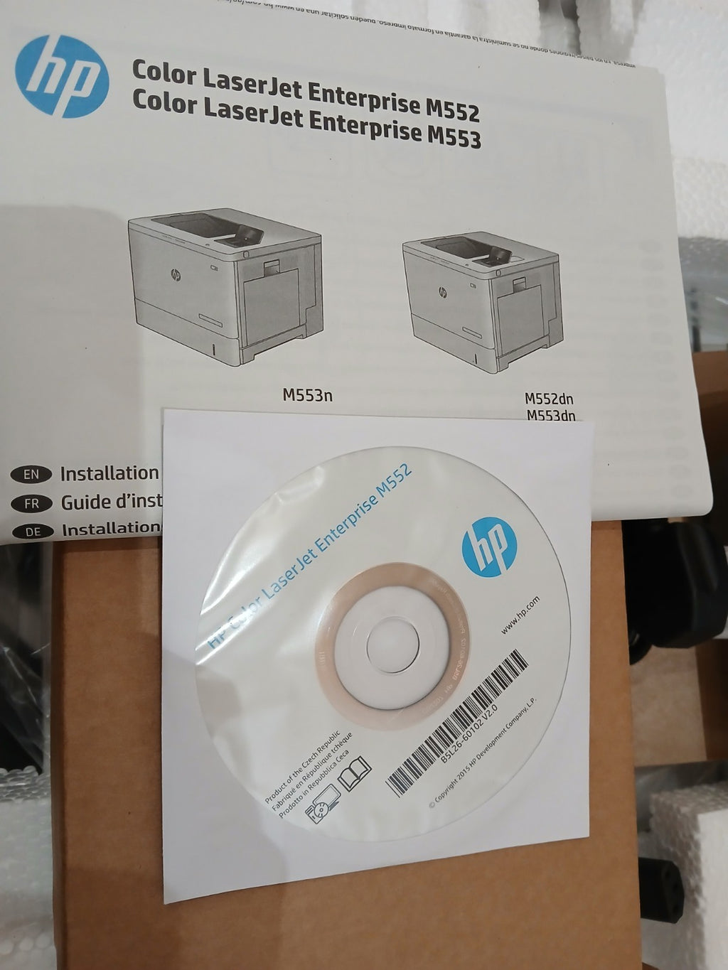 HP Color Laser Jet Enterprise M552dn Farblaserdrucker Duplex LAN Airprint Win 11