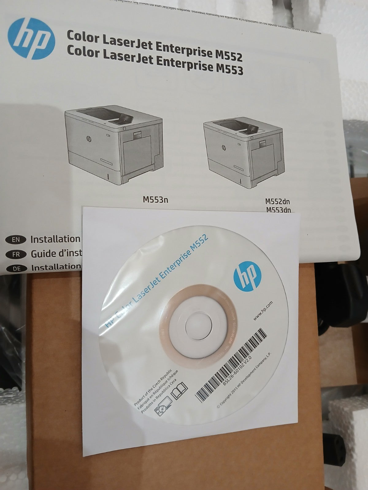 HP Color Laser Jet Enterprise M552dn Farblaserdrucker Duplex LAN Airprint Win 11