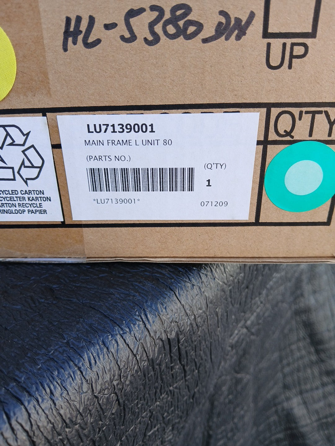 Main Frame L Unit 80  LU7139001  Zentral / Steuerungseinheit 5350 5370 5380 P4