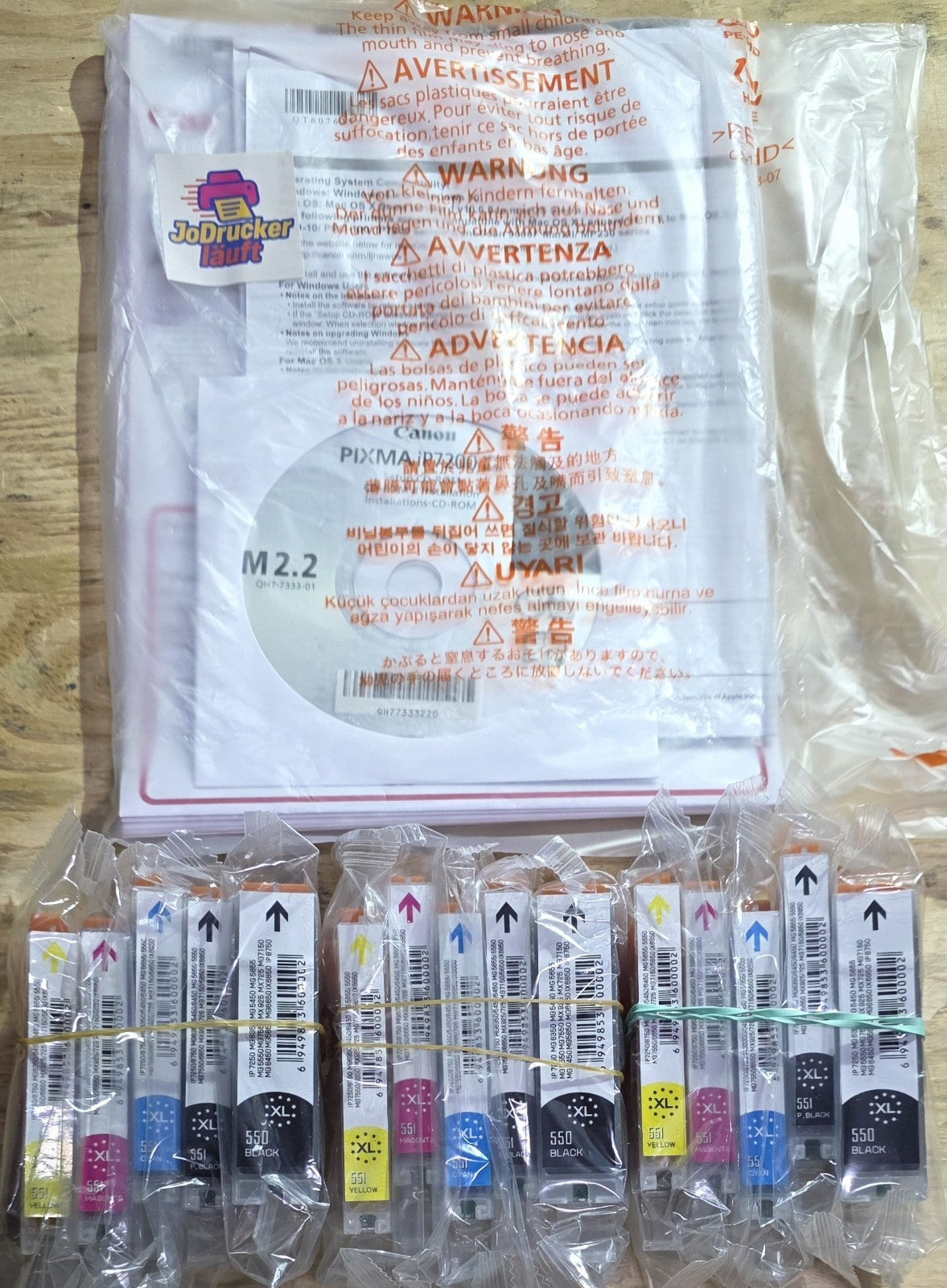 Canon PIXMA iP7250 Tintenstrahldrucker Fotodrucker Duplex CD/DVD Druck Airprint