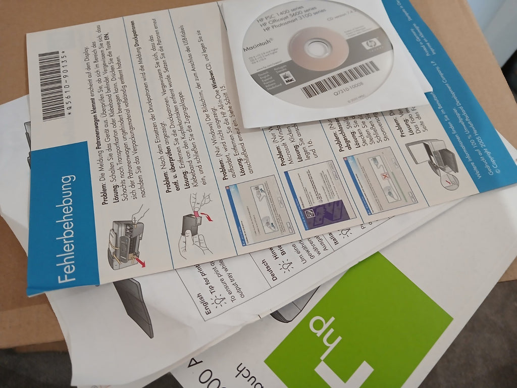 HP OfficeJet 5610 Tintenstrahldrucker 4-in-1-Multifunktionsgerät ADF USB Win 10