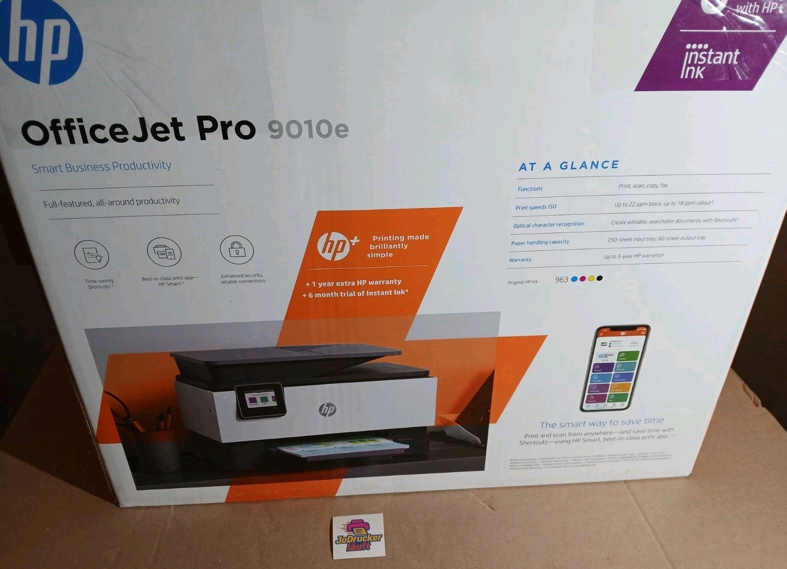 HP OfficeJet Pro 9010e Tinten Multifunktionsdrucker Duplex ADF WLAN LAN Win 11