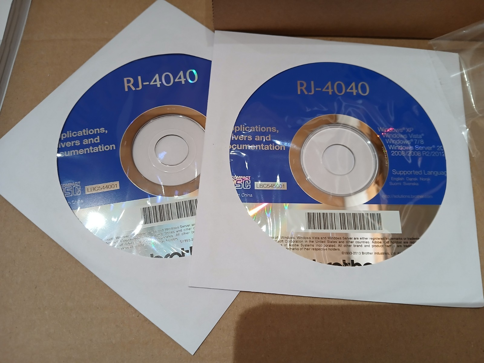 Brother RJ-4040 Thermodruck Etiketten Quittungen 104mm USB Seriell Mobiler Druck