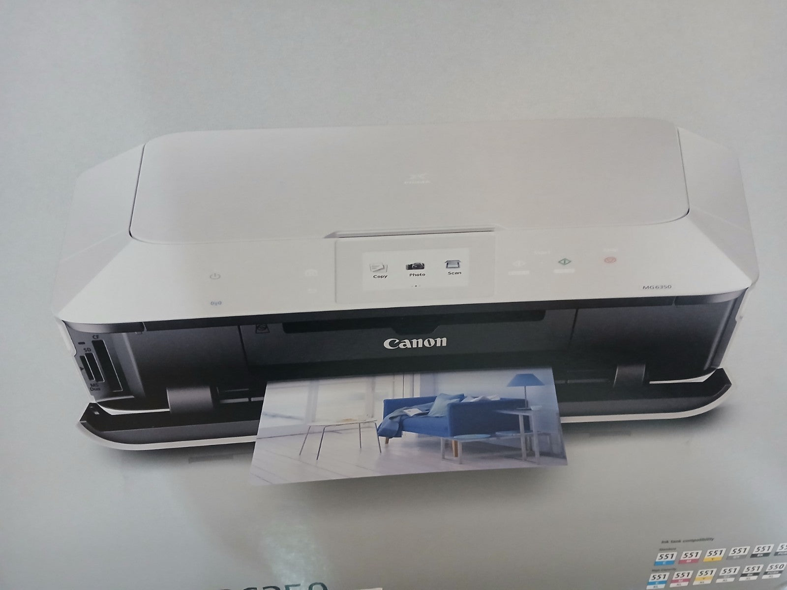 Canon Pixma MG6350 Drucker WHITE wie Neu! Unbenutzt & Vollständig! Blitzversand!