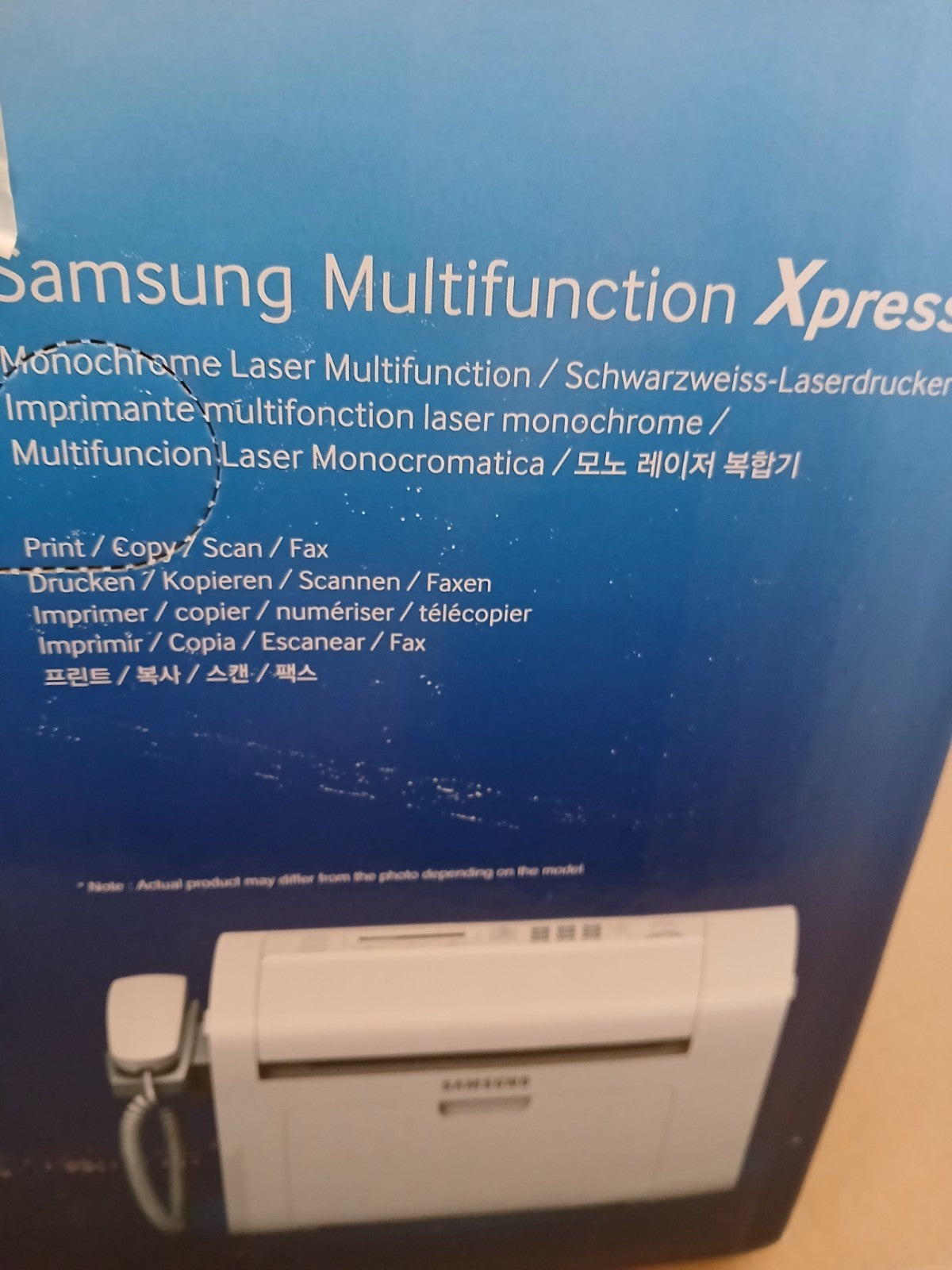 Samsung XPress SF-765P Multifunktionsdrucker Kopie Fax Scan ADF Scan to PC A4 A5
