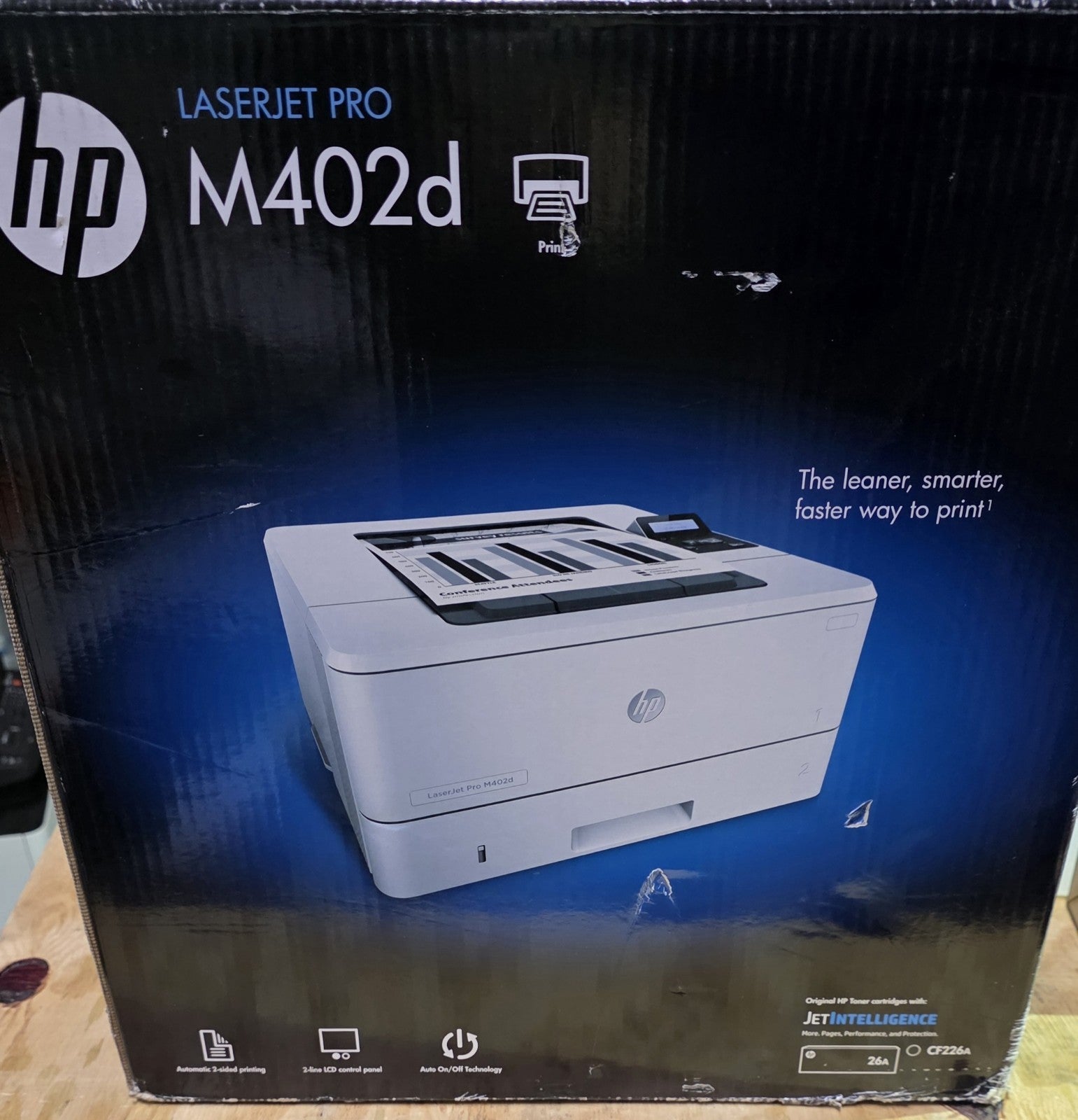 HP Laser Jet Pro M402d Schwarz Weiß Laserdrucker Duplex USB 2.0 A4 Win 11