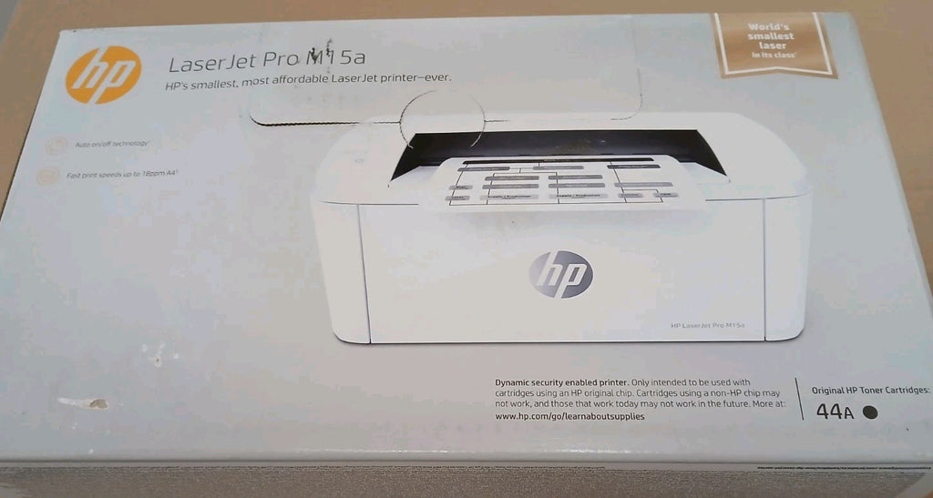 HP LaserJet Pro M15A Schwarz Weiß Laserdrucker USB Windows 11 Neu mit 2. Toner !
