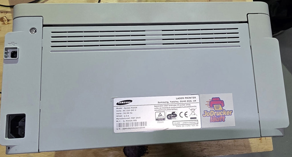 Samsung Xpress SL-M2026 S/W Laserdrucker USB 2.0 A4 Mac OS Win 11 Langlebig !