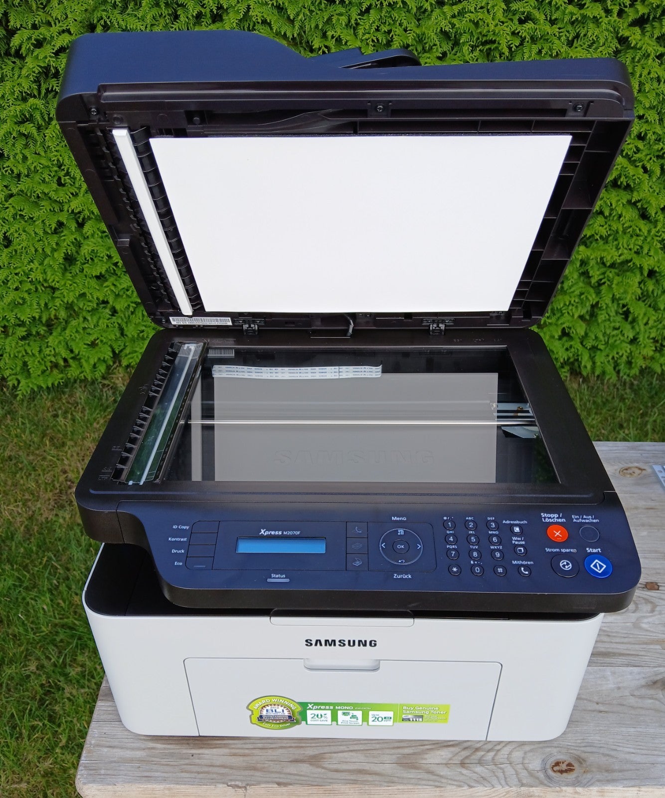 Samsung M2070F S/W Laser Multifunktionsdrucker Scan Kopie Fax ADF USB 2.0 Win 10