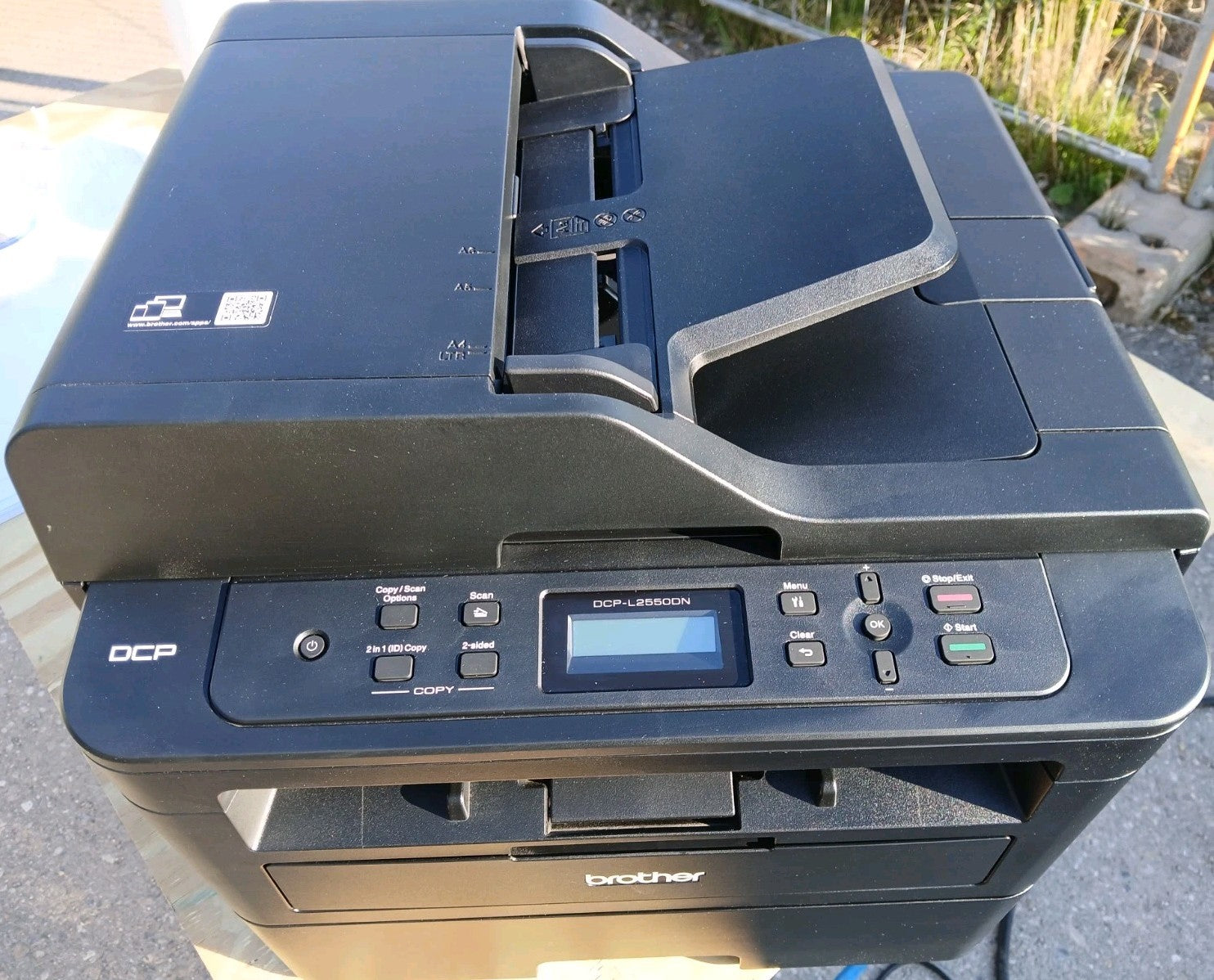 Brother MFC-L2550DN S/W Laser ADF USB Duplex LAN WIN 11 Toner + Drum Original !