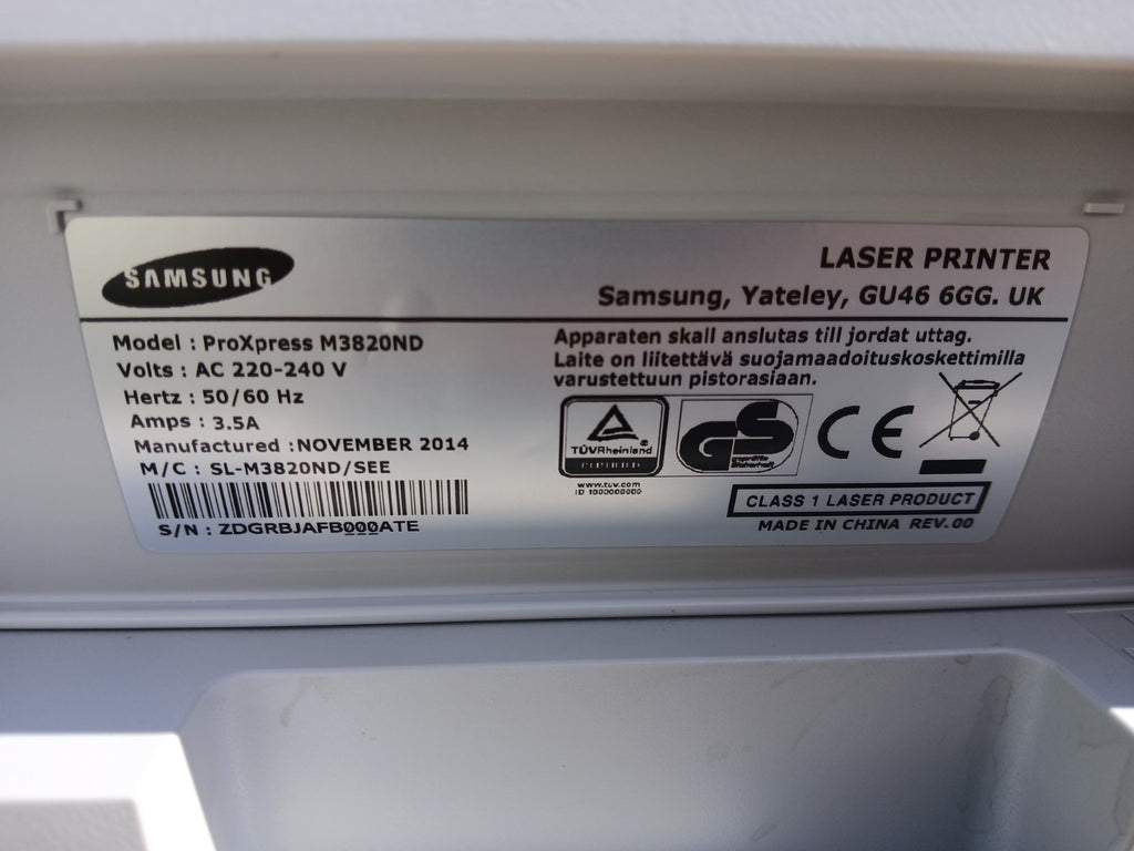Samsung ProXpress SL-M3820ND S/W Laserdrucker 38 Seiten/Min. Duplex LAN Airprint