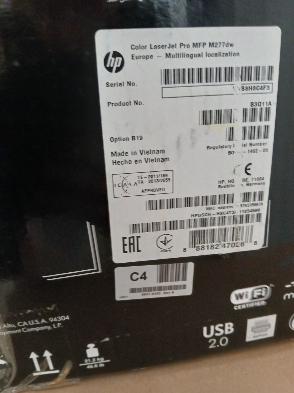 HP Color Laser Jet Pro M277fdw Farblaser Multifunktionsdrucker ADF Duplex Win 11