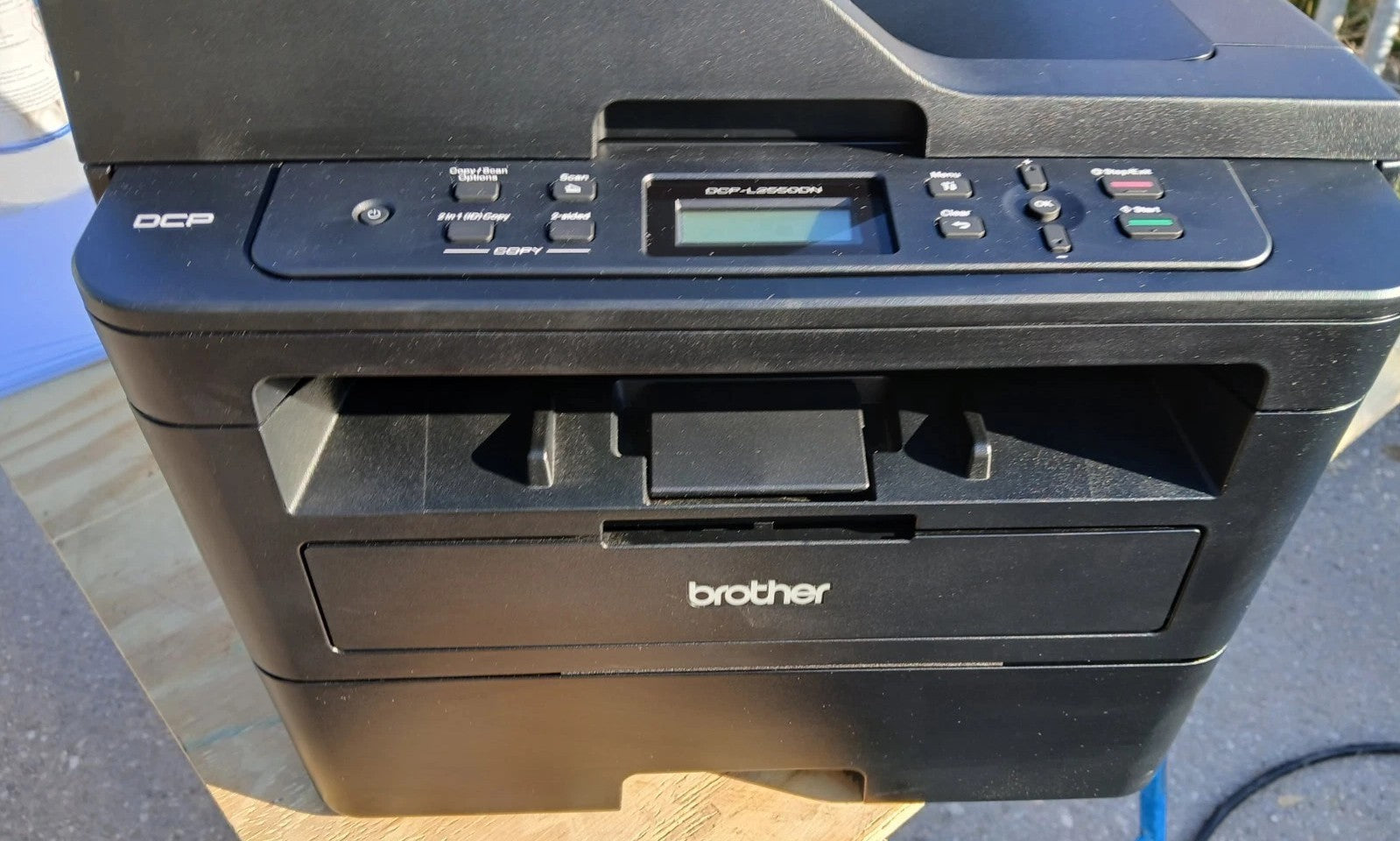 Brother MFC-L2550DN S/W Laser ADF USB Duplex LAN WIN 11 Toner + Drum Original !