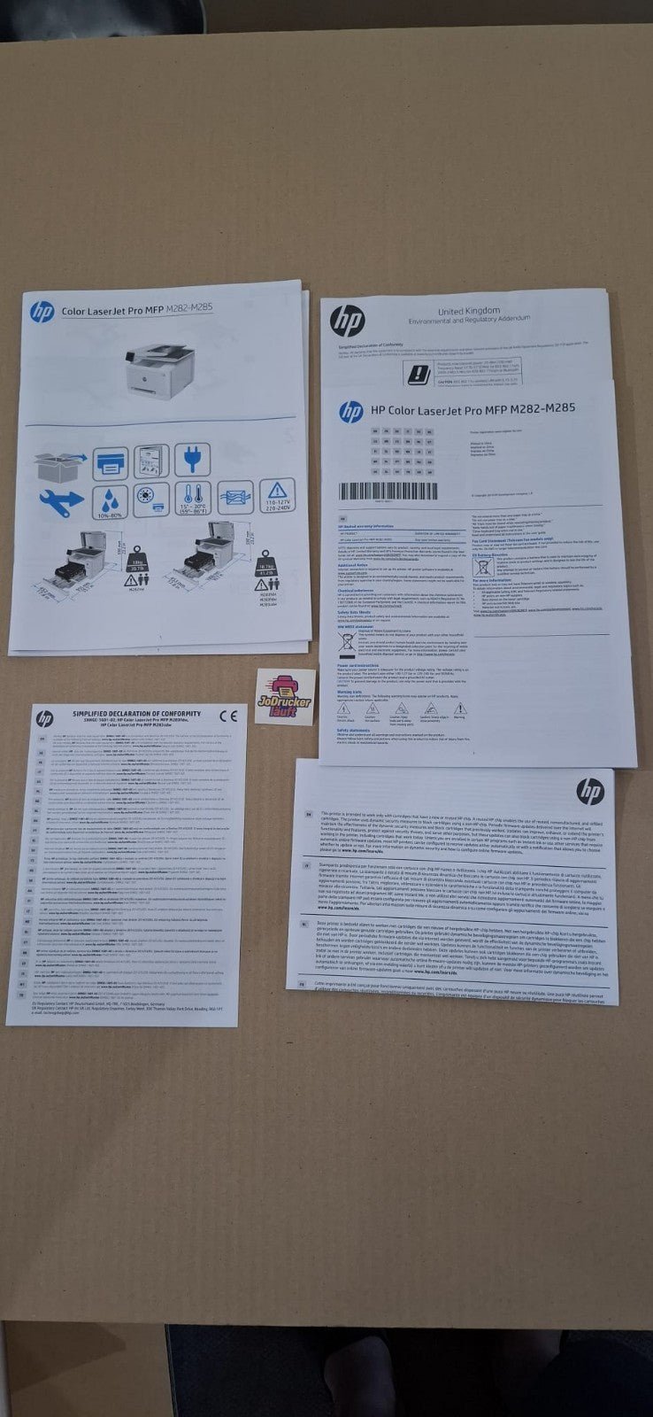 HP Color LaserJet Pro MFP M283fdw Multifunktionsdrucker Duplex ADF WLAN Win 11