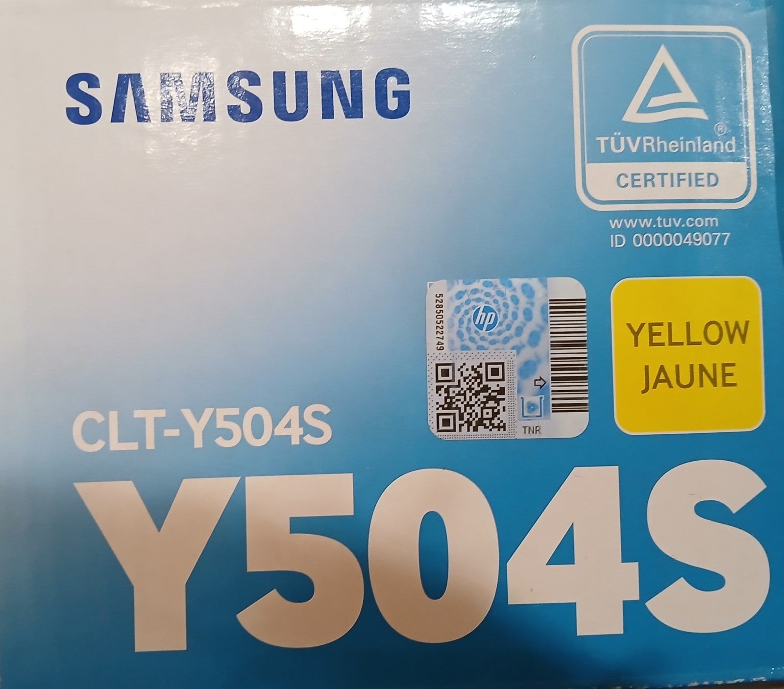 Original Samsung Tonerkartusche Y504S Schwarz Neu ! 1.800S. ! CLP + CLX +C18xx