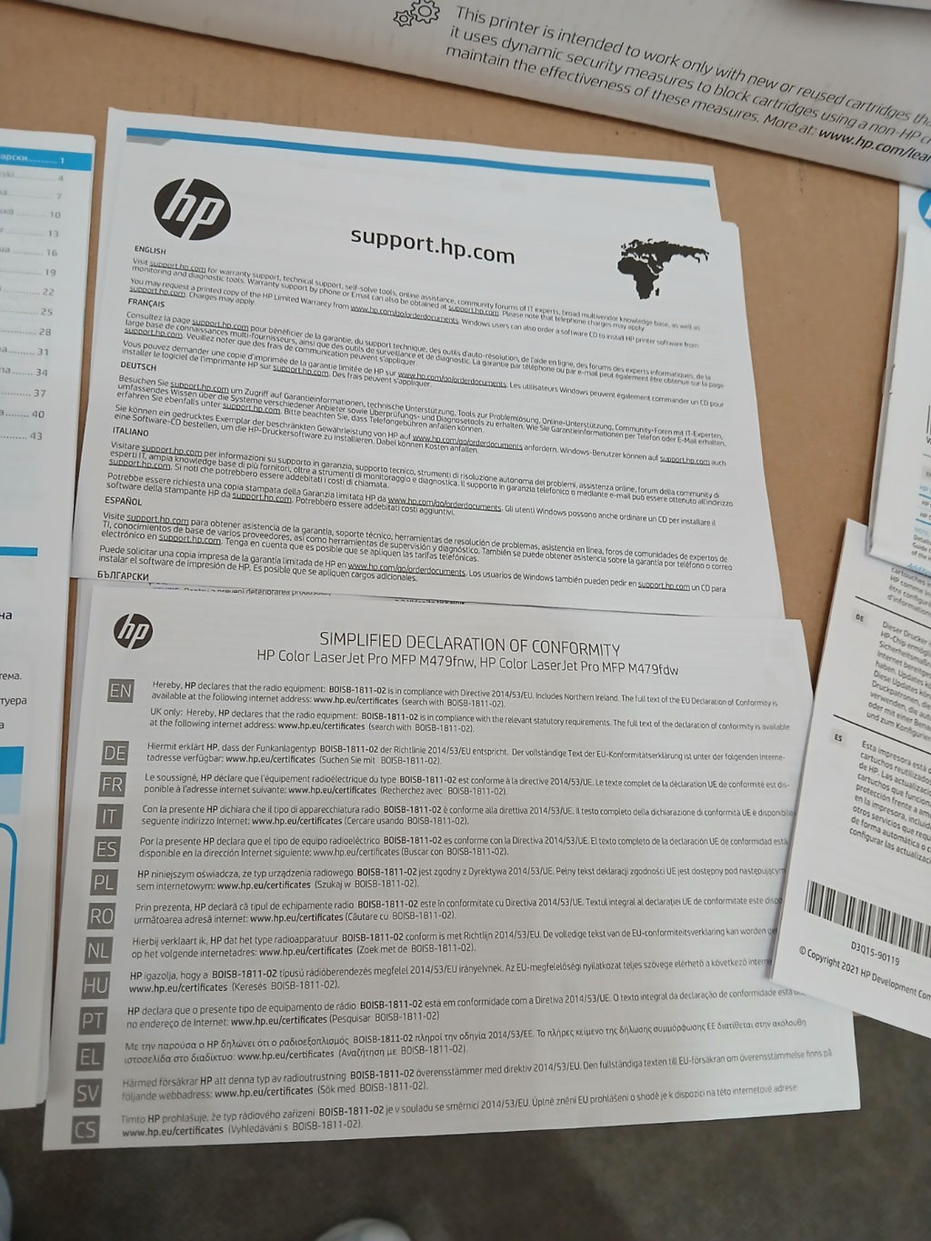 HP Laser Jet Pro MFP M479fnw Farblaserdrucker Dual Duplex ADF Win11 HP ePrint