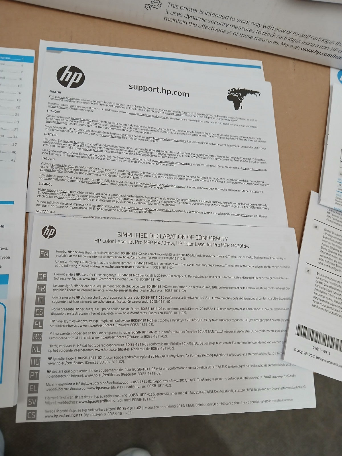 HP Laser Jet Pro MFP M479fnw Farblaserdrucker Dual Duplex ADF Win11 HP ePrint