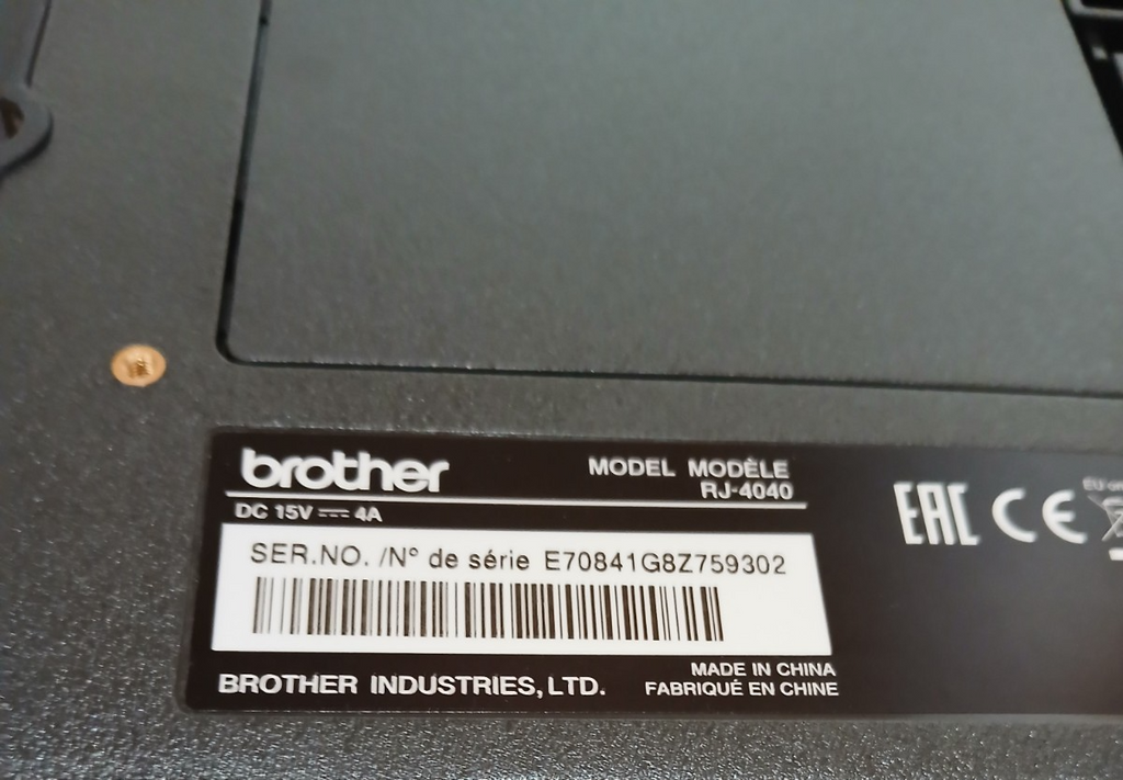 Brother RJ-4040 Thermodruck Etiketten Quittungen 104mm USB Seriell Mobiler Druck