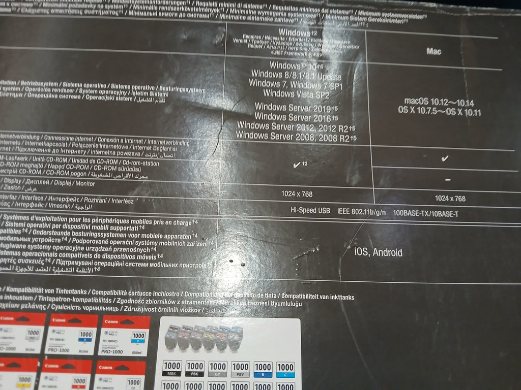 Canon imagePROGRAF PRO-1000 Farbdrucker Foto & Fine Art A2 Randlos Pigmenttinte