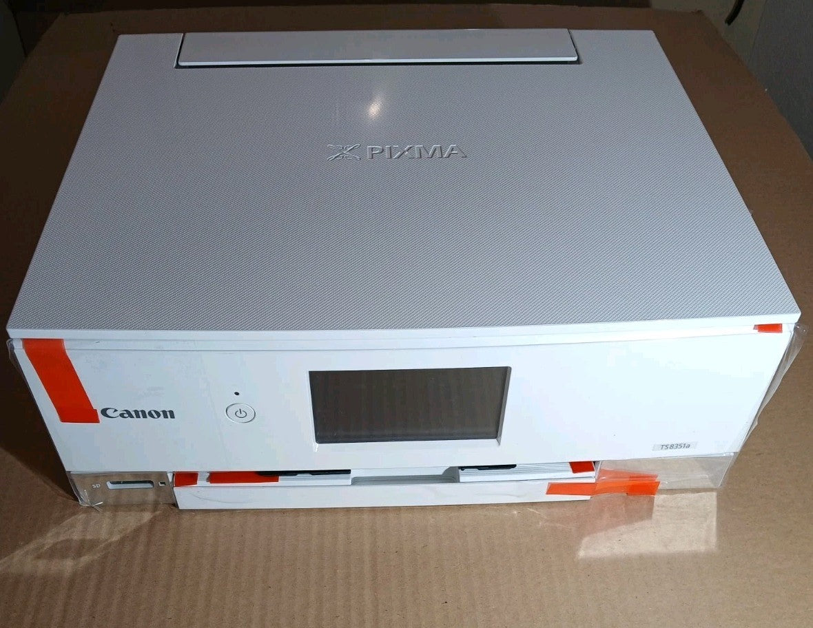Canon PIXMA TS8351a 3-in-1 Tintenstrahldrucker Weiß Duplex CD/DVD Druck Airprint