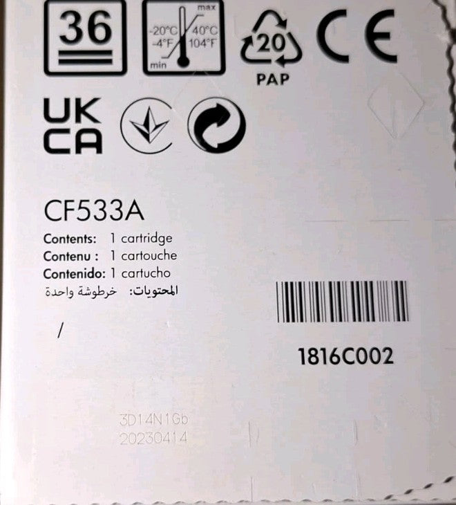 HP 4x XL Toner CF360XC CF361XC CF362XC CF363XC für HP M552 M553 MFP M577 Neu !