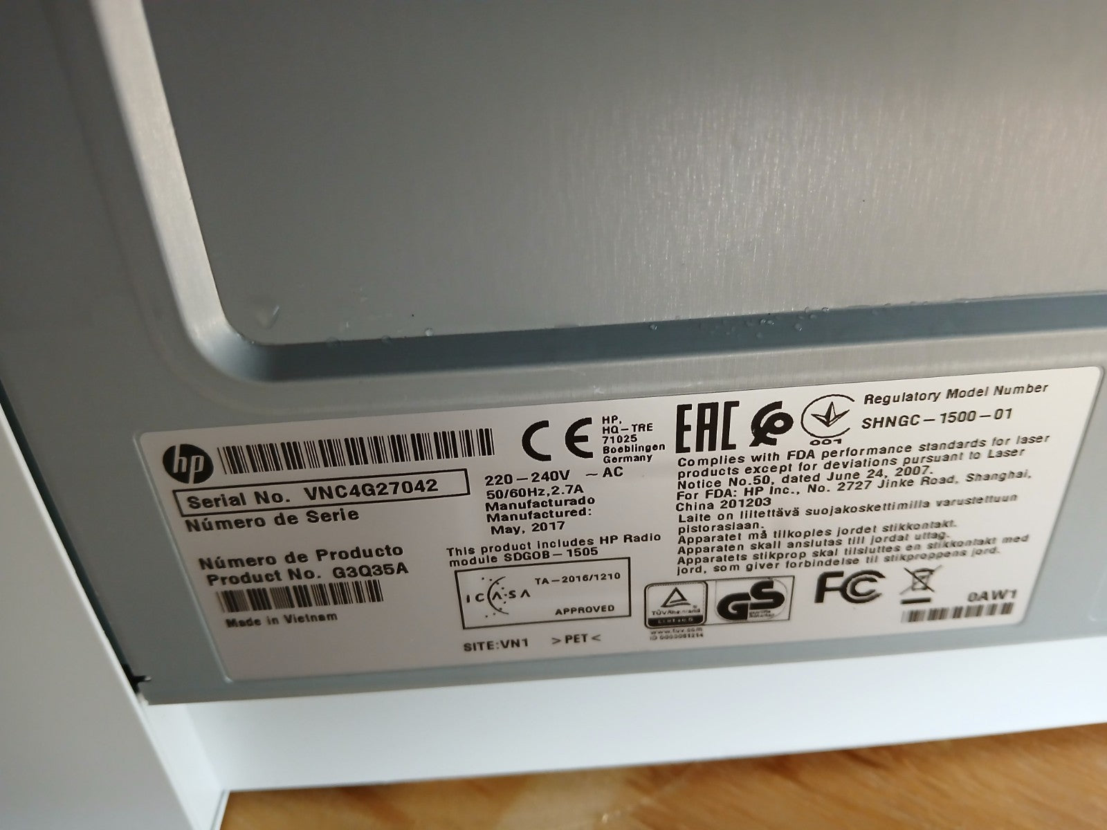 HP Laser Jet Pro M102w S/W Laserdrucker USB 2.0 Netzwerk Wlan Airprint Win 10