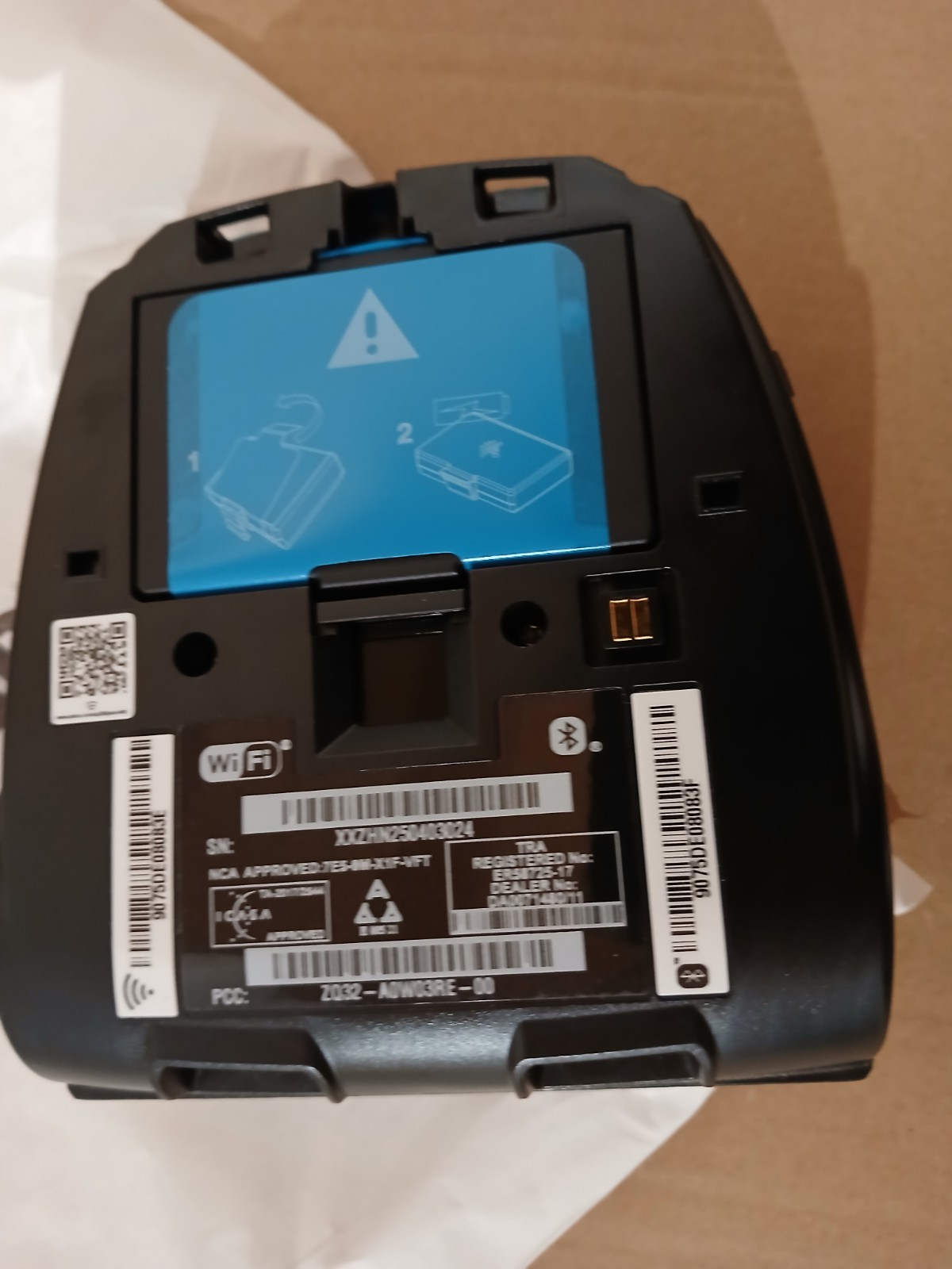 Zebra ZQ320 Plus Thermodirekt Etikettendrucker Outdoor USBC BT WLAN NFC 203 dpi