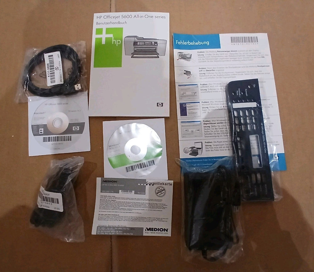 HP OfficeJet 5605 Tintenstrahldrucker 4-in-1-Multifunktionsgerät ADF USB Win 10