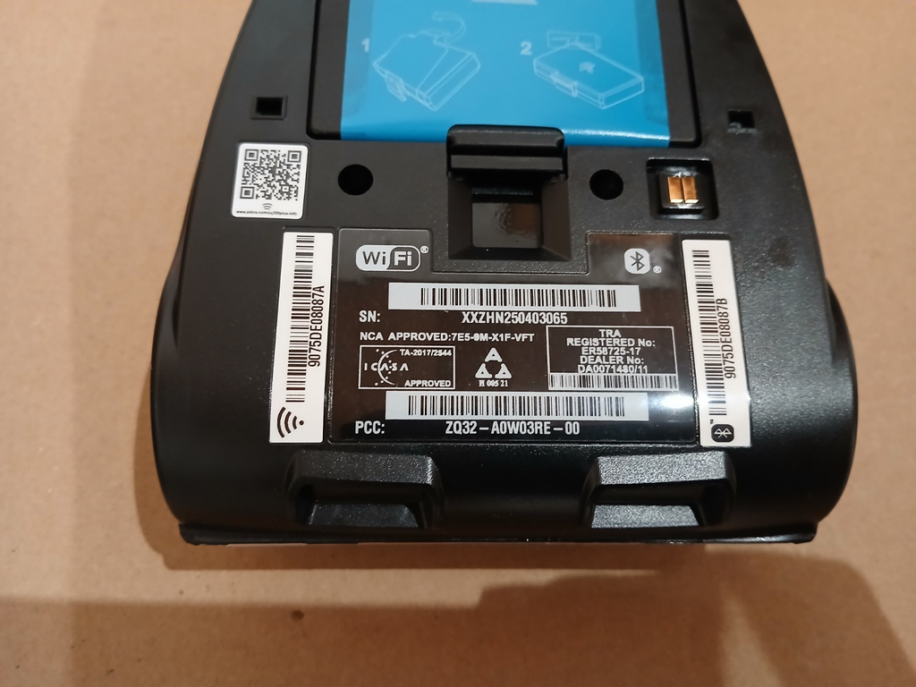 Zebra ZQ320 Plus Thermodirekt Etikettendrucker Outdoor USBC BT WLAN NFC 203 dpi
