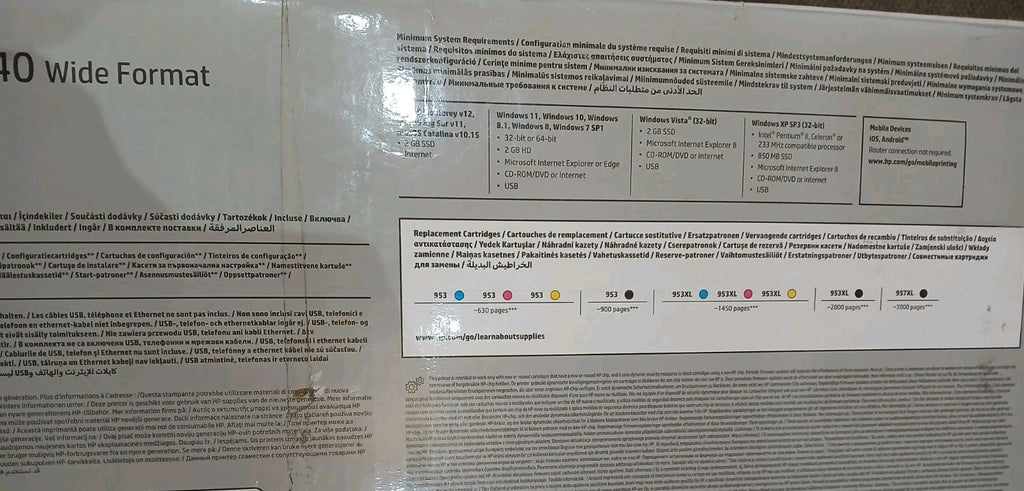HP OfficeJet Pro 7740 Wide Format 4-in-1 Tinten-Profi-Gerät A3 Dual Duplex ADF !