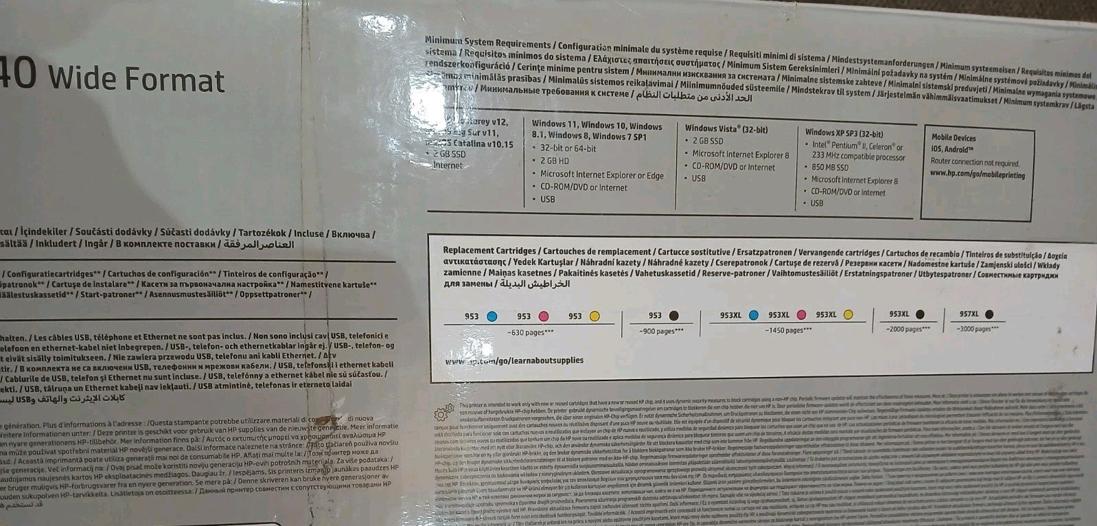 HP OfficeJet Pro 7740 Wide Format 4-in-1 Tinten-Profi-Gerät A3 Dual Duplex ADF !