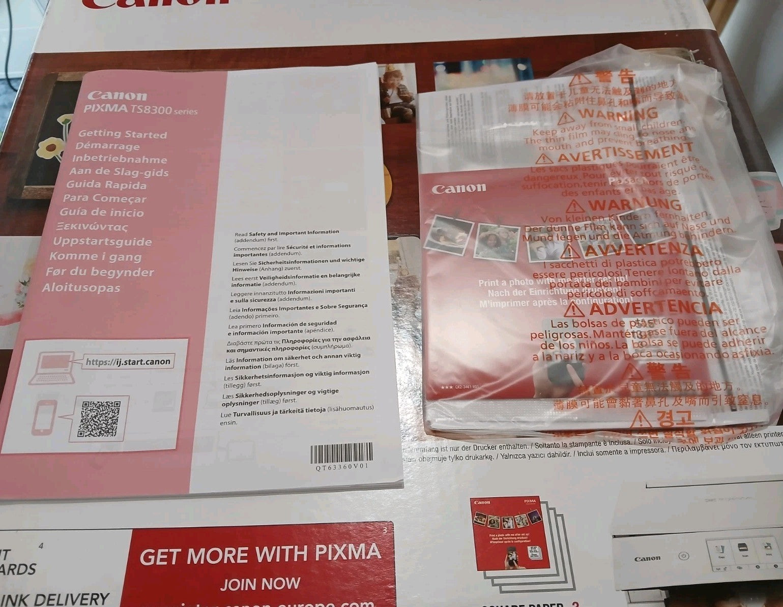 Canon PIXMA TS8351a 3-in-1 Tintenstrahldrucker Weiß Duplex CD/DVD Druck Airprint