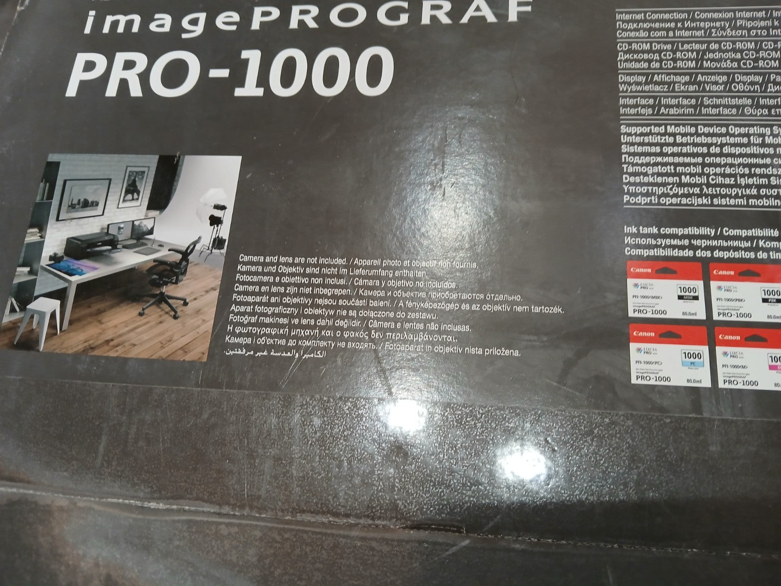 Canon imagePROGRAF PRO-1000 Farbdrucker Foto & Fine Art A2 Randlos Pigmenttinte