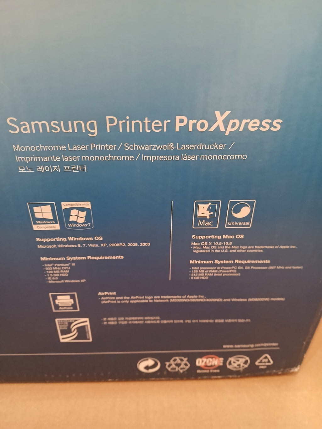 Samsung Pro Xpress M3325ND S/W Laserdrucker LAN Duplex Netzwerk LAN USB Win 11