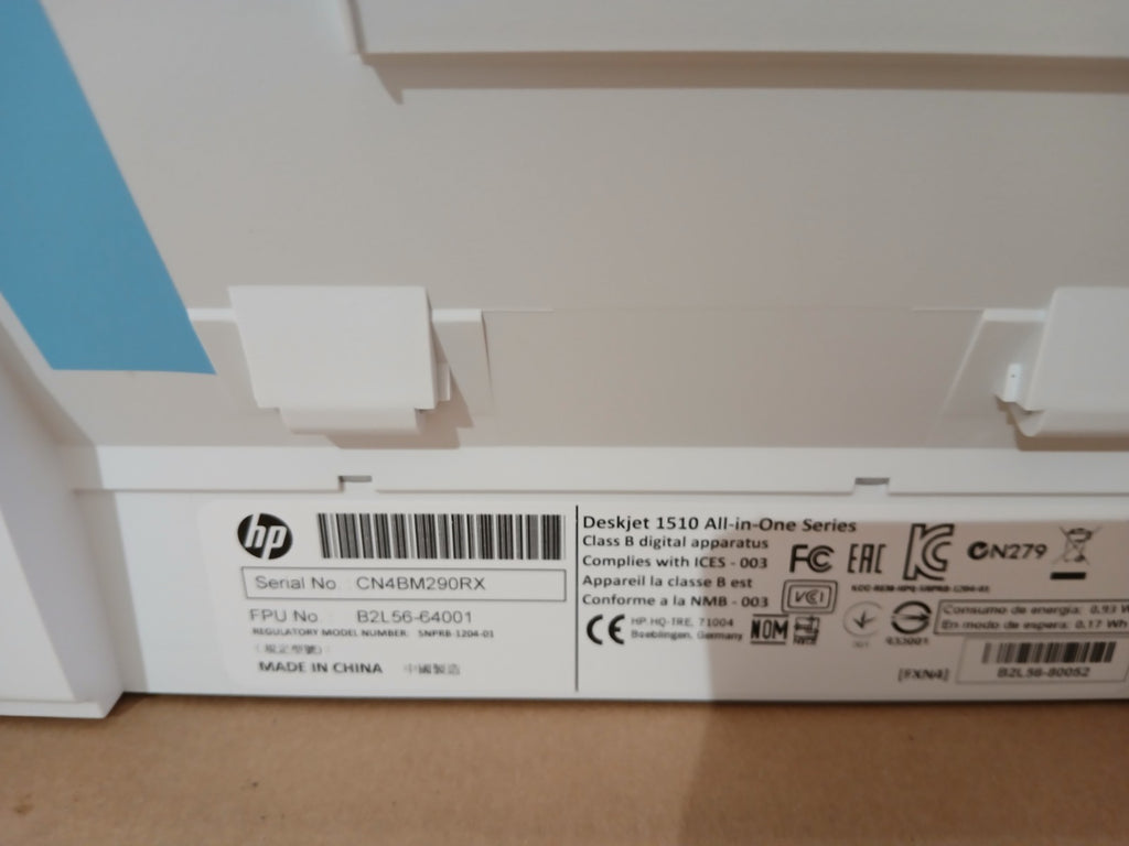 HP Deskjet 1510 1-in-1-Tintenstrahldrucker Druck Scan Kopie USB Win 10 Win XP !