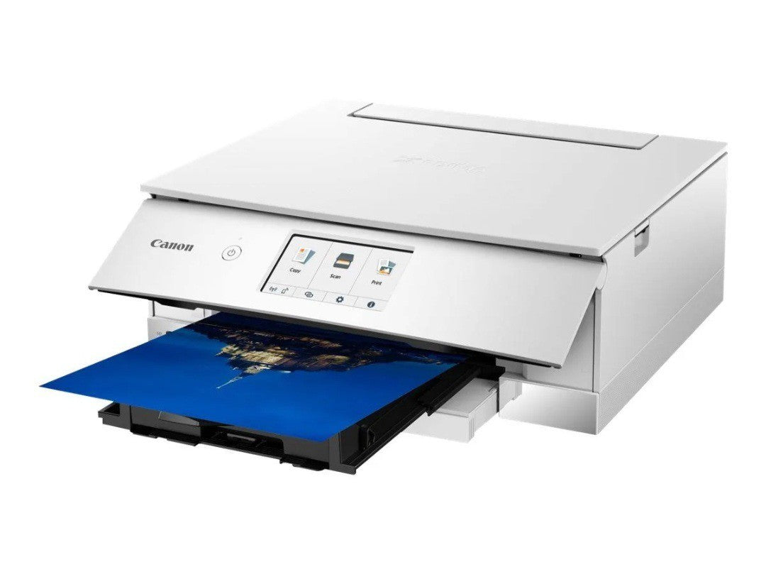 Canon PIXMA TS8351a 3-in-1 Tintenstrahldrucker Weiß Duplex CD/DVD Druck Airprint