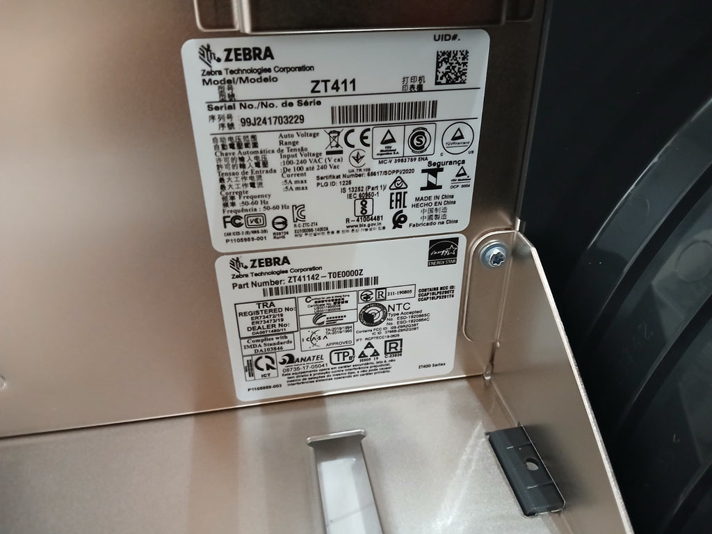 Zebra ZT411 203DPI Etikettendrucker Thermotransfer / direkt Bluetooth Netzwerk
